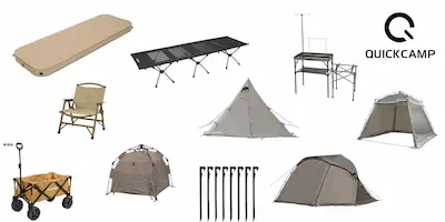 実用的なワンタッチテントな�ら国内ブランドのQUICKCAMP！2023年のおすすめ商品＆新作情報をチェック！